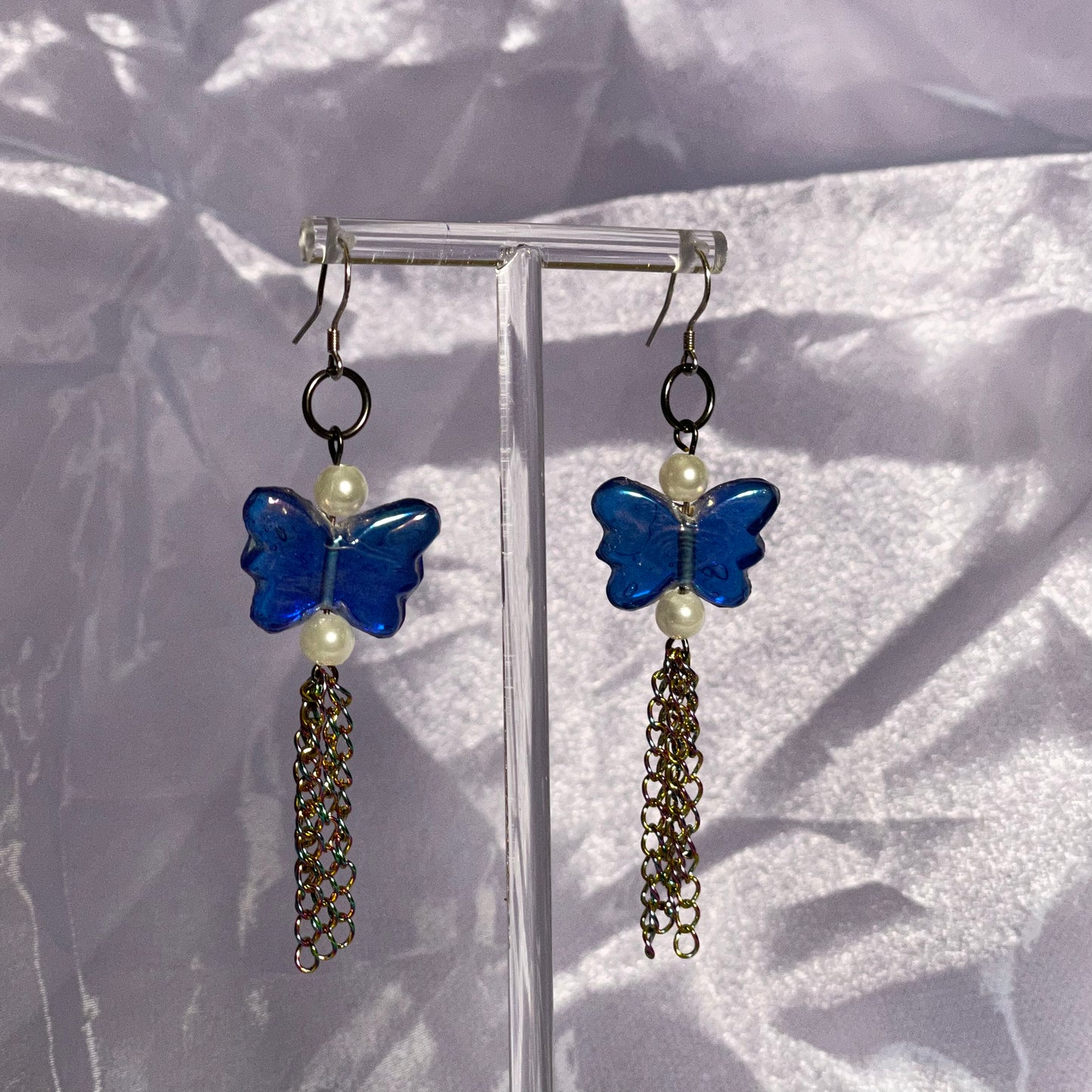 Bluest butterfly earrings