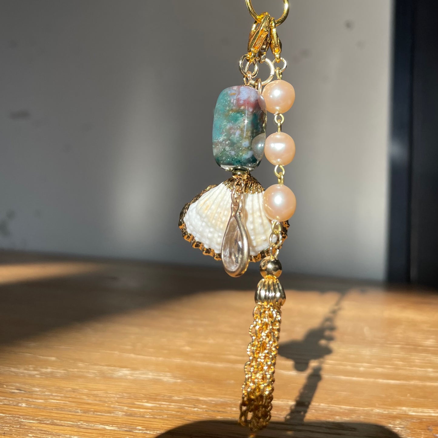 Seaside bag charm
