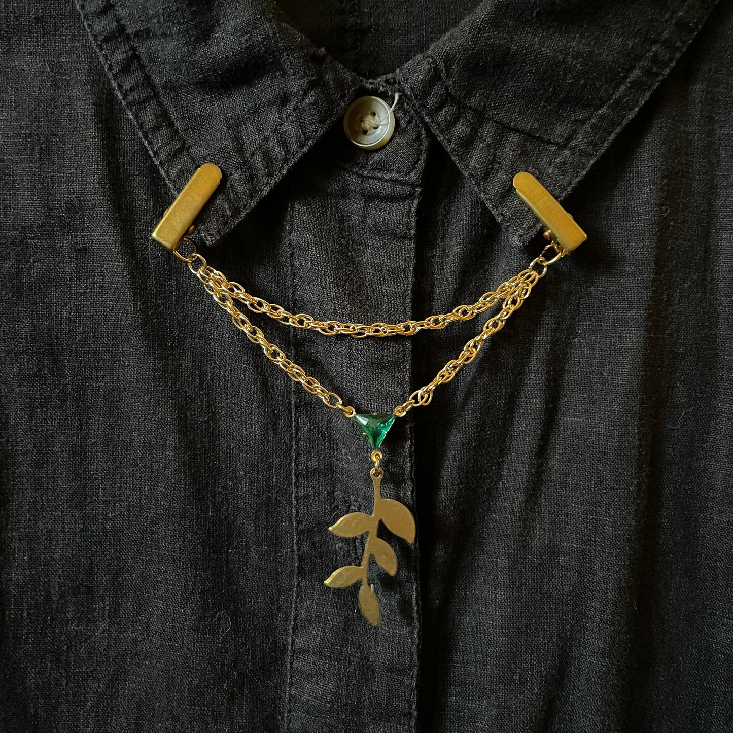 Green botanist clip chain