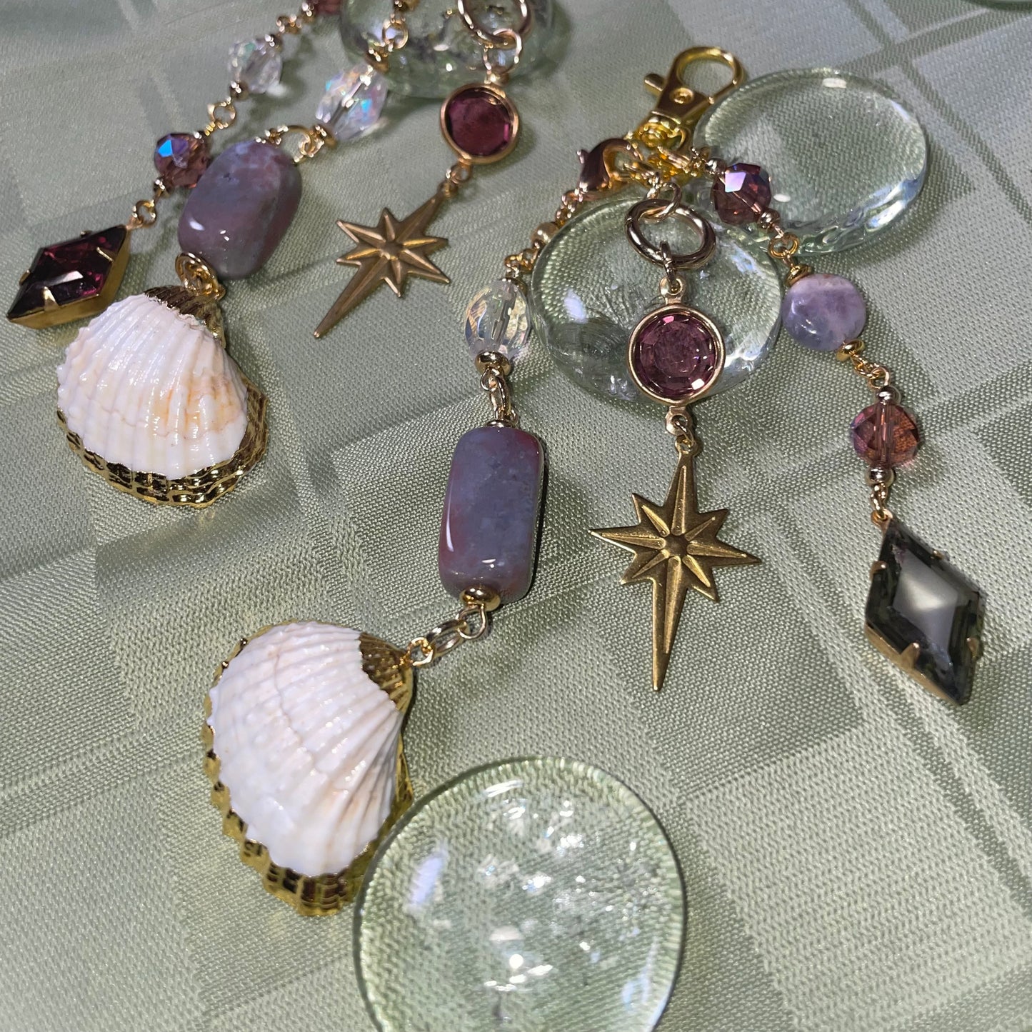 violet starlight bag charm