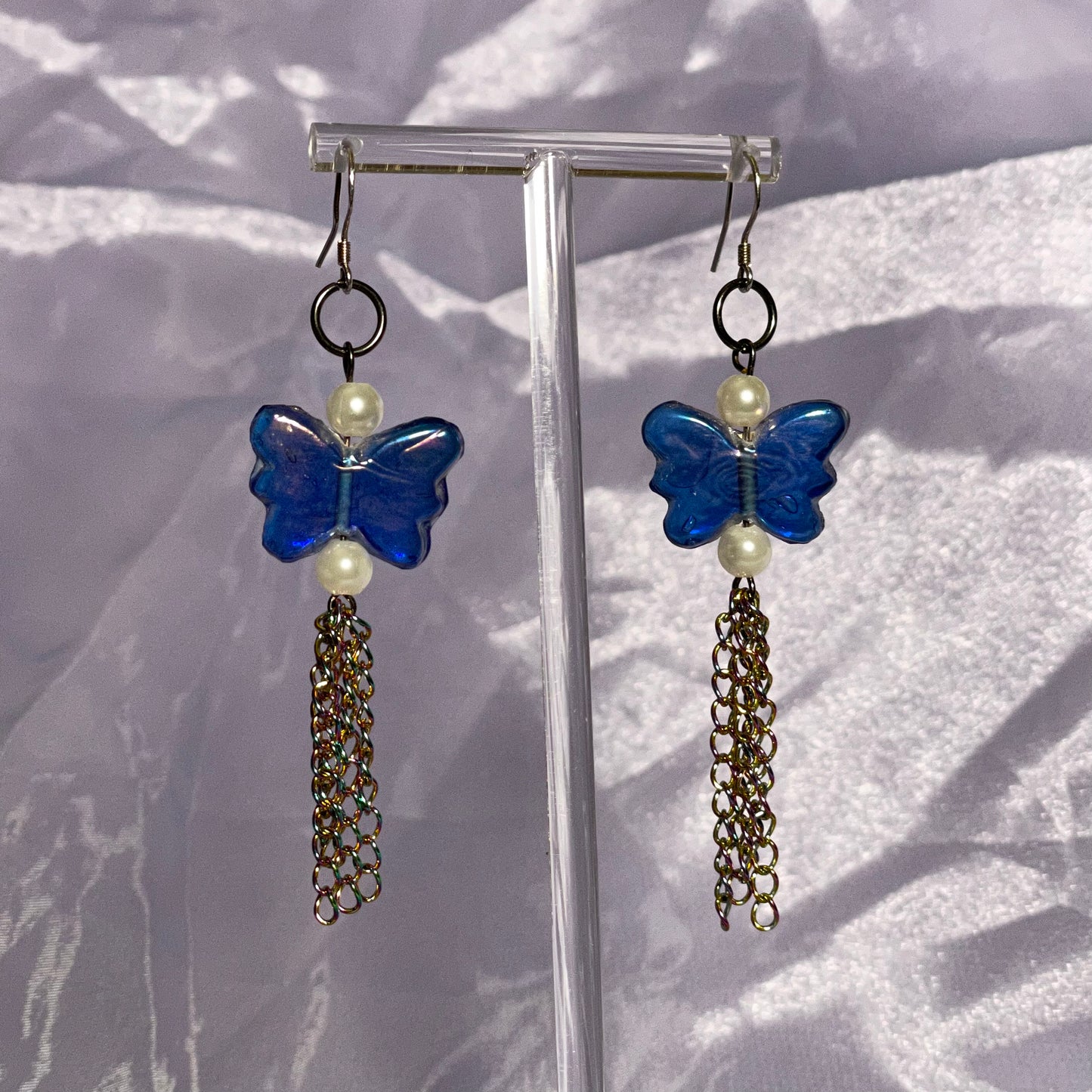 Bluest butterfly earrings