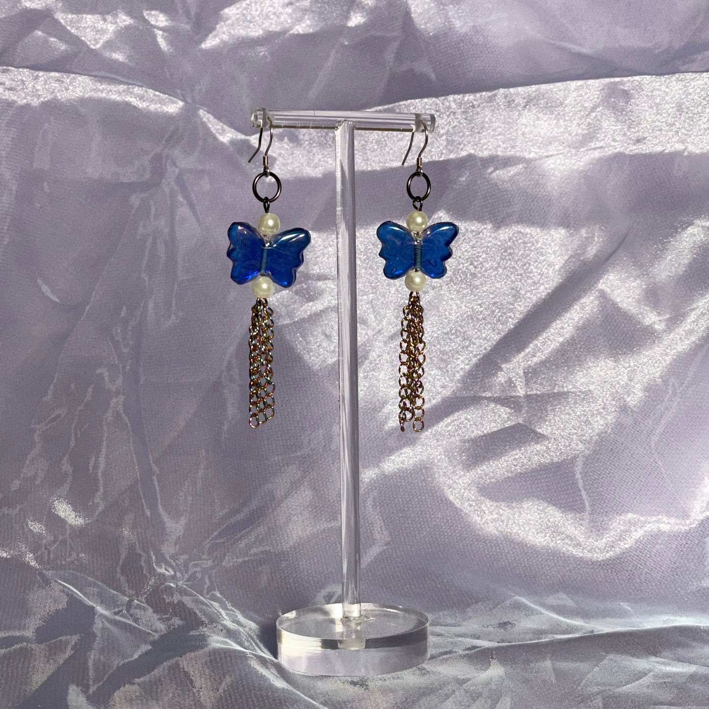 Bluest butterfly earrings