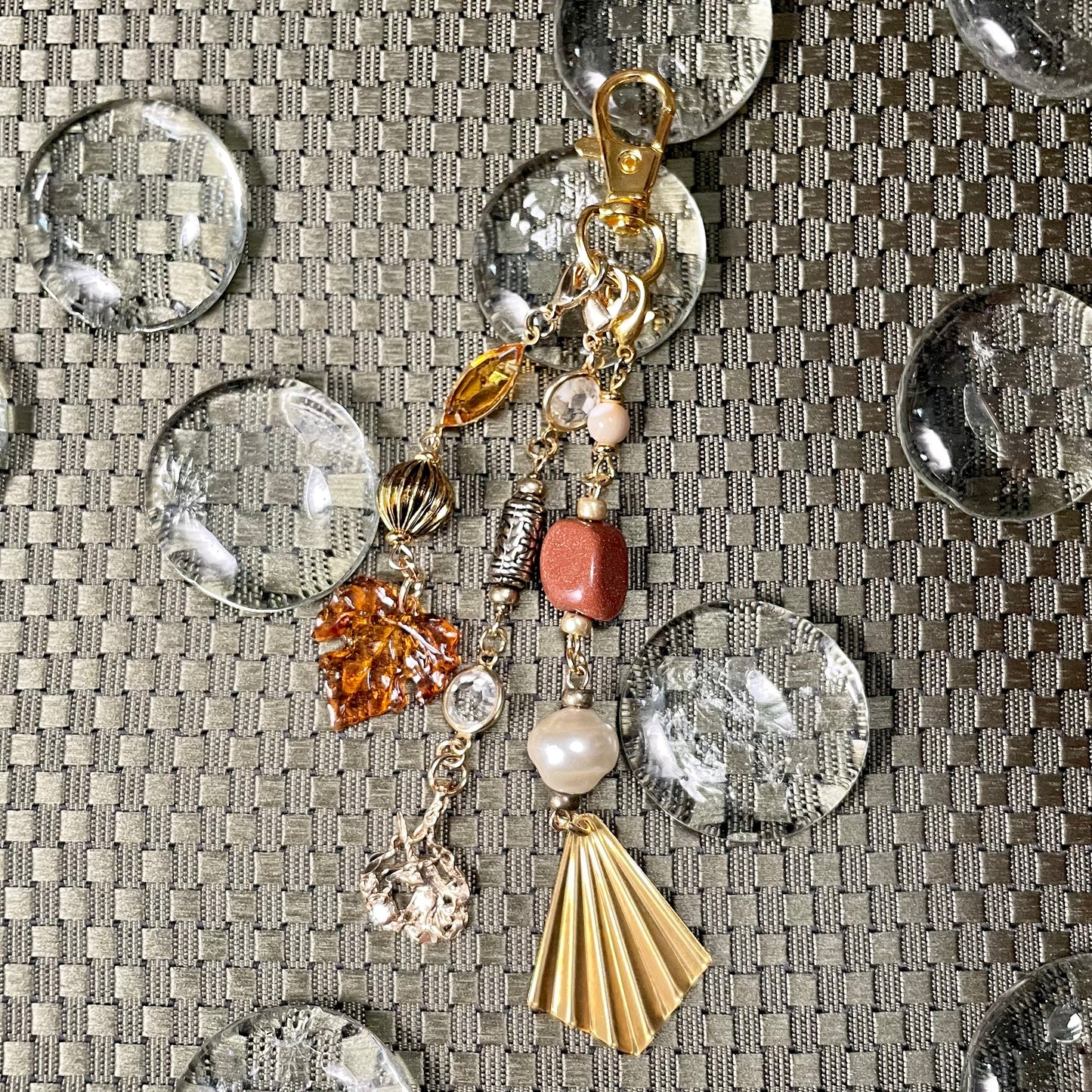 unicorn's glen goldtone bag charm