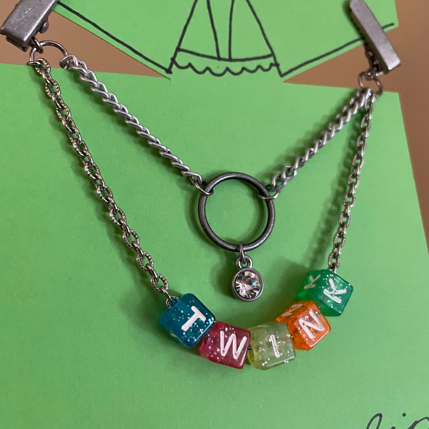 ~*twink*~ collar chain - silver