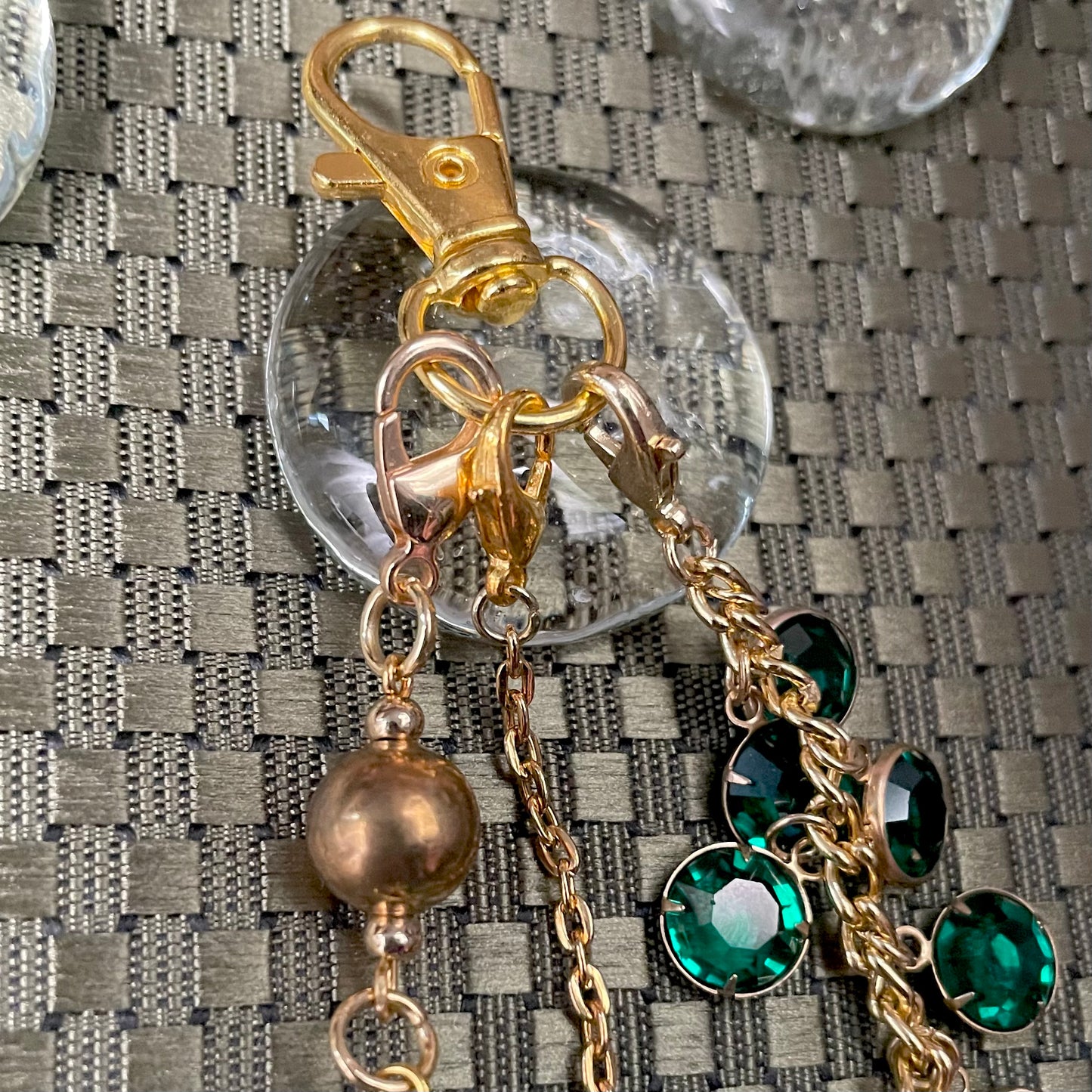 Frog pond goldtone bag charm