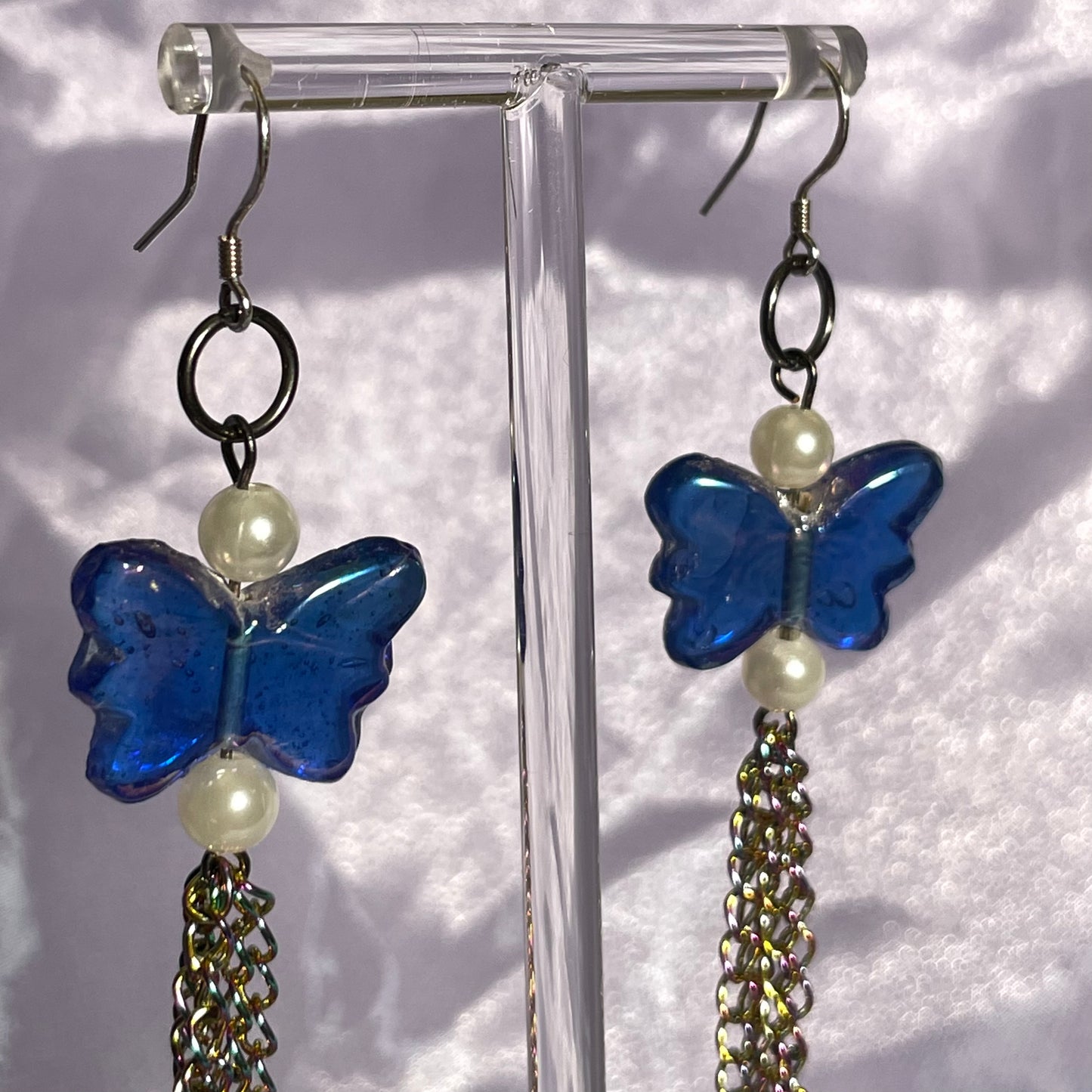 Bluest butterfly earrings