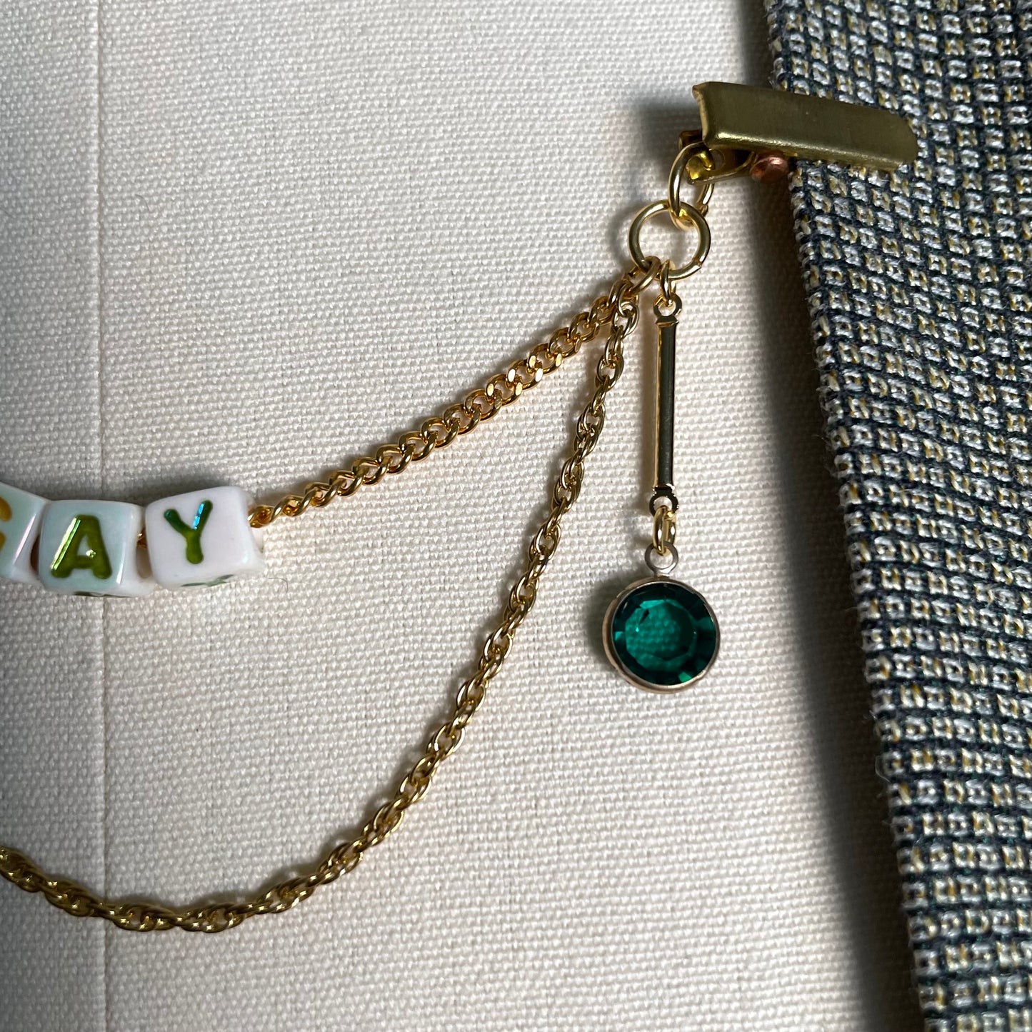 ~*GAY*~ collar chain - gold ver 2