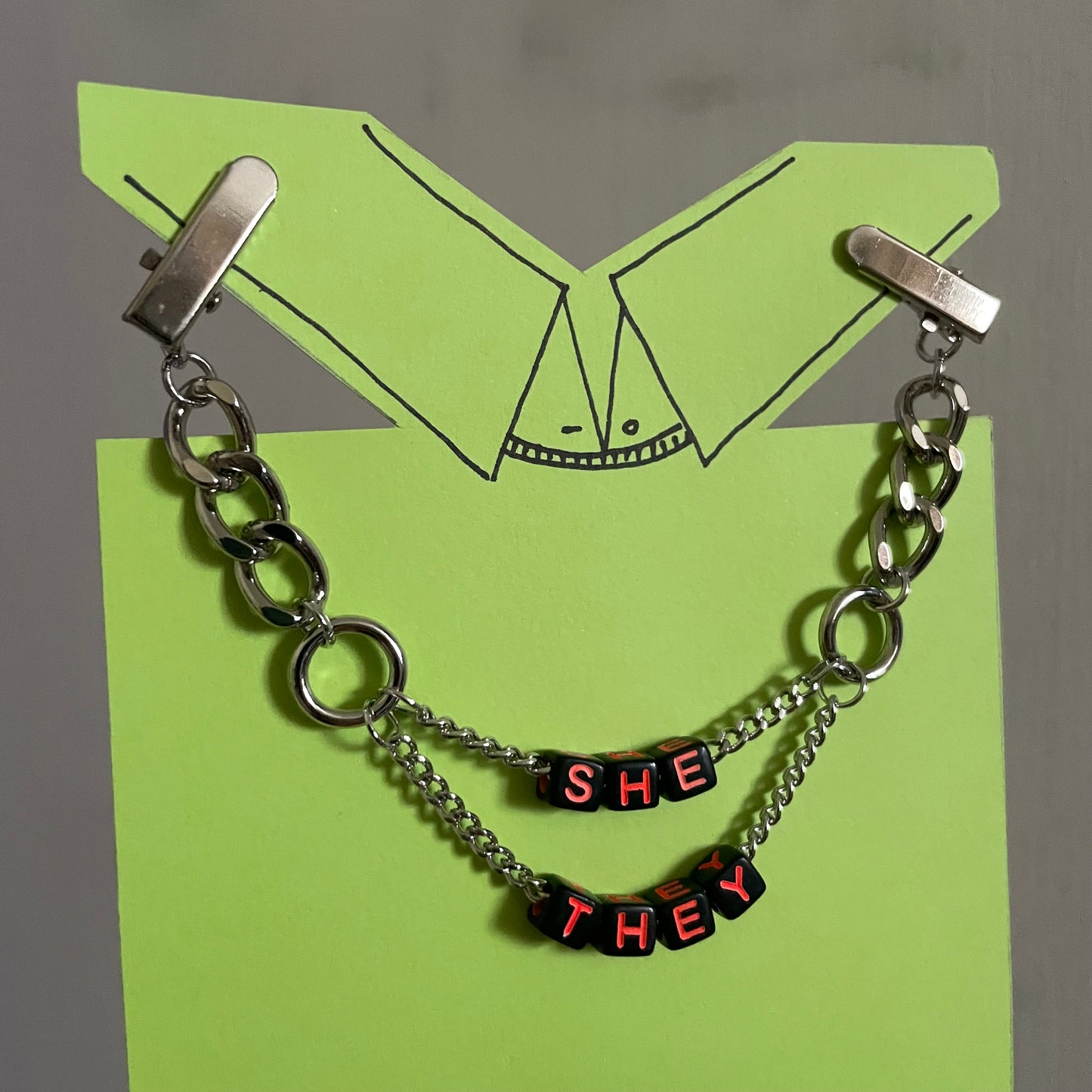 She/They Clip Chain