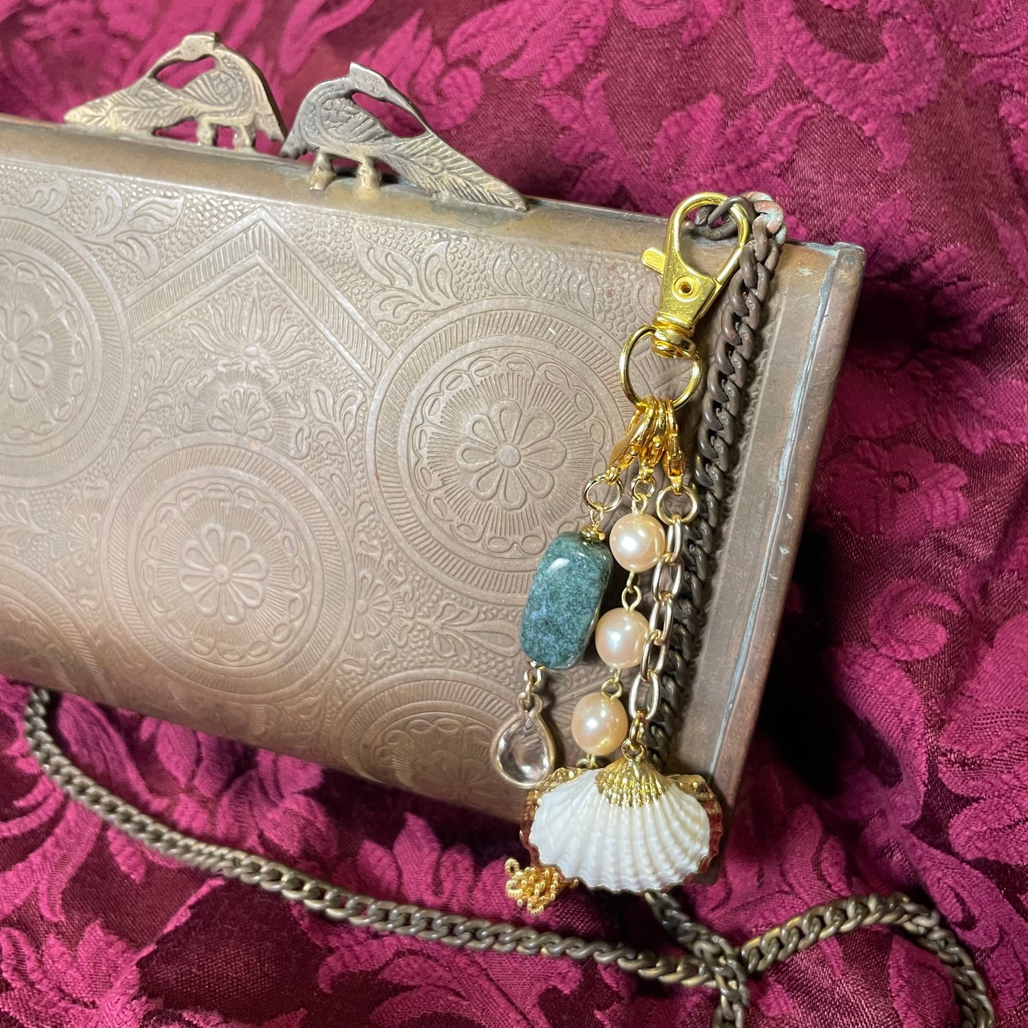 Seaside bag charm