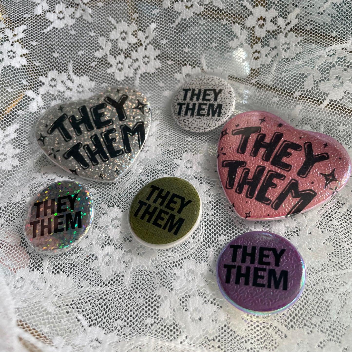 they/them pronoun pin pack