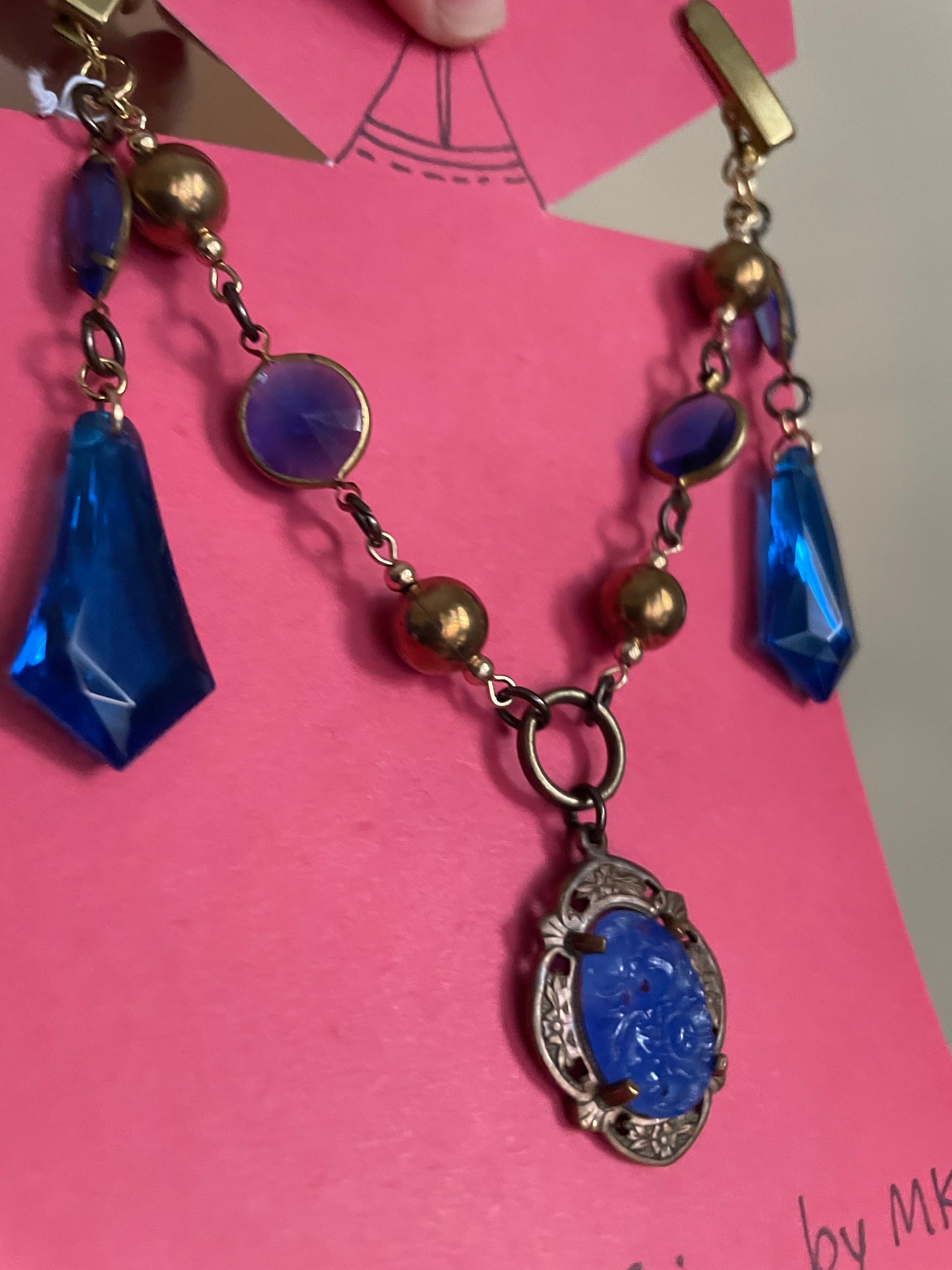 Regal blue clip chain