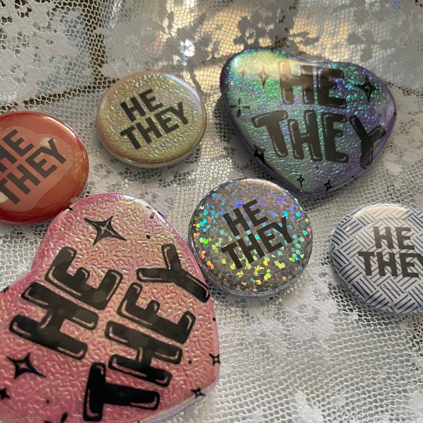 he/they pronoun pin pack