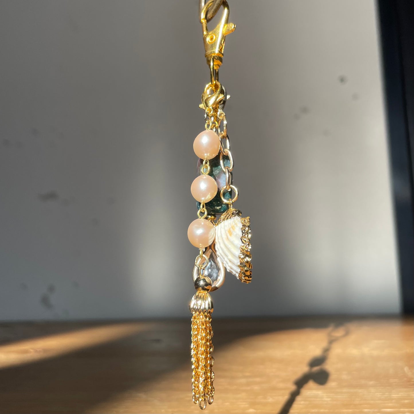 Seaside bag charm