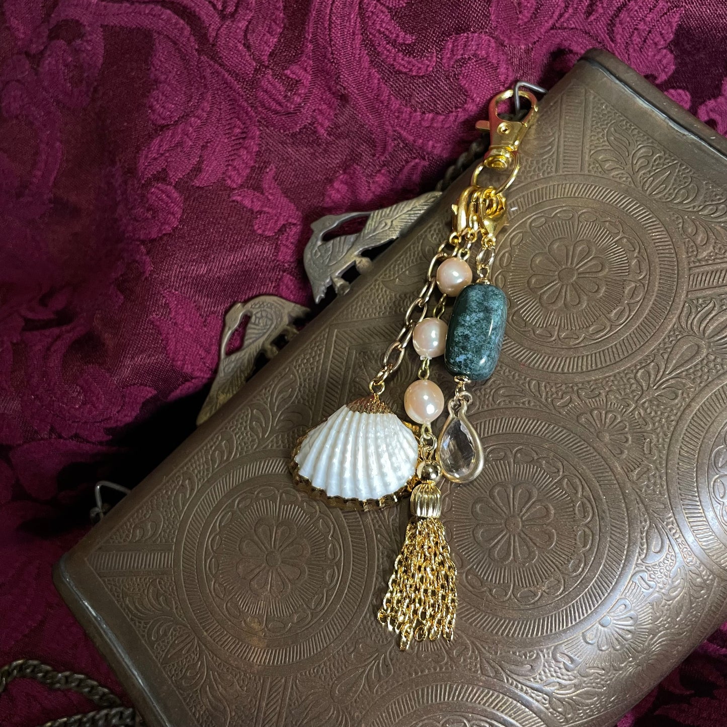 Seaside bag charm