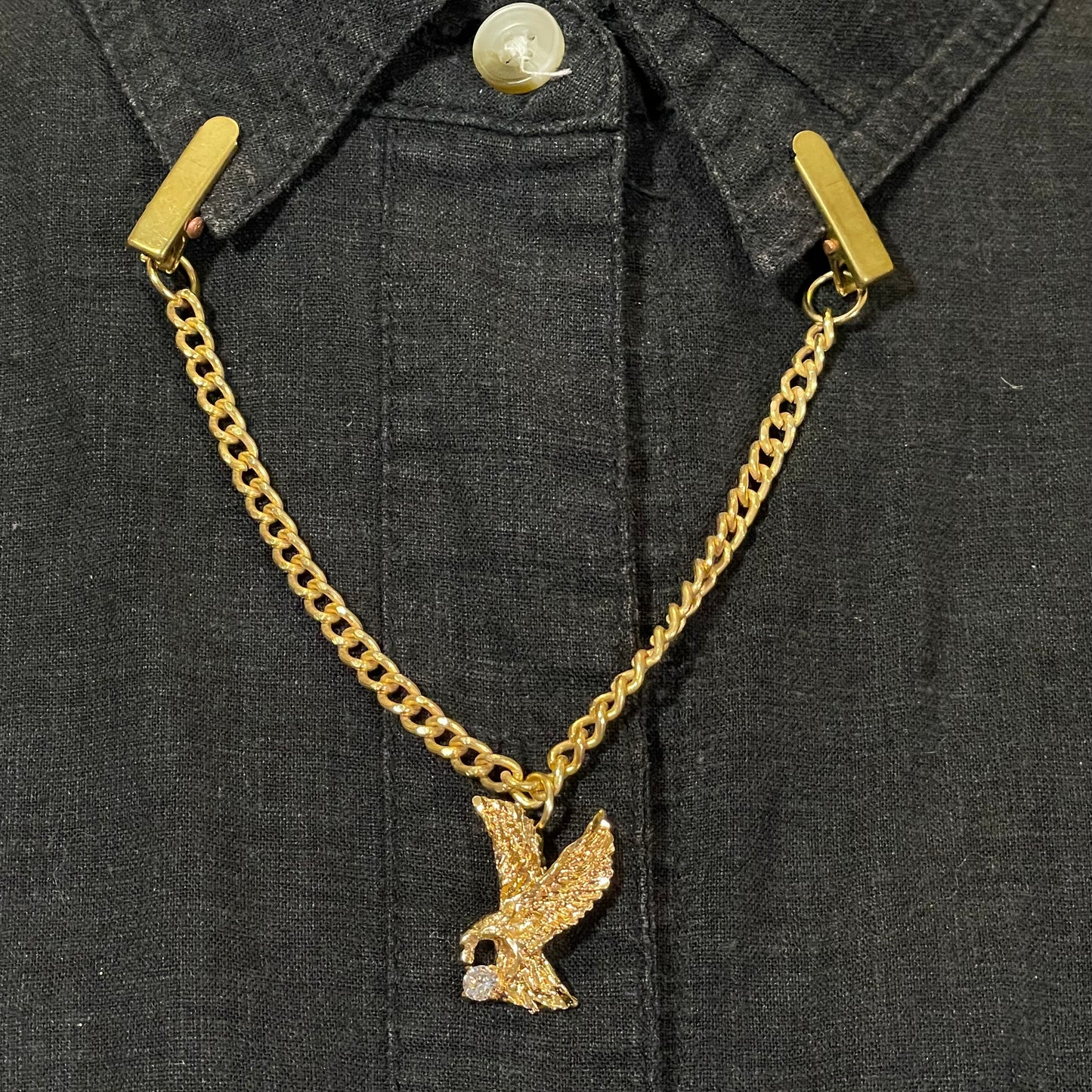 eagle charm collar chain