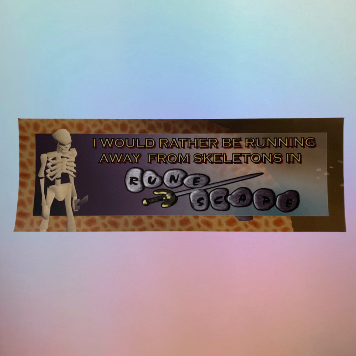 OSRS Skelly bumpersticker