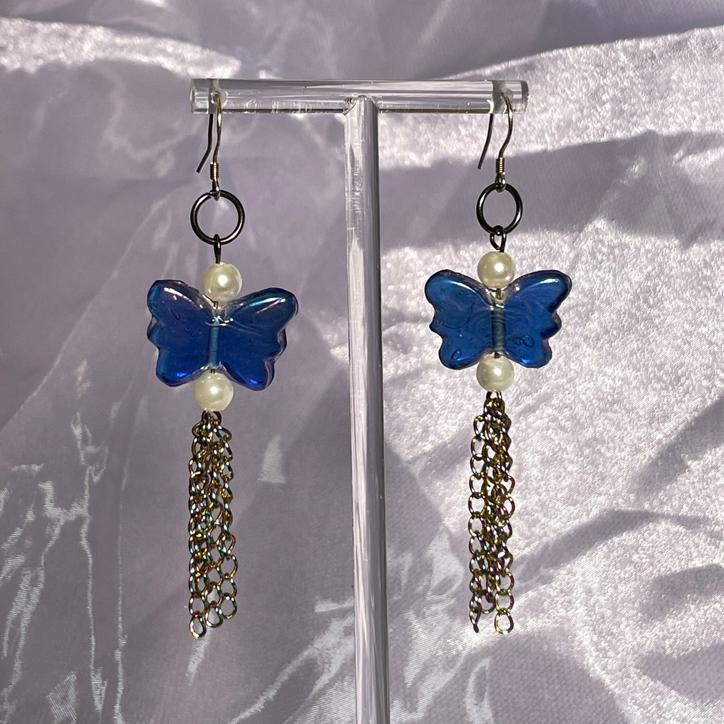 Bluest butterfly earrings
