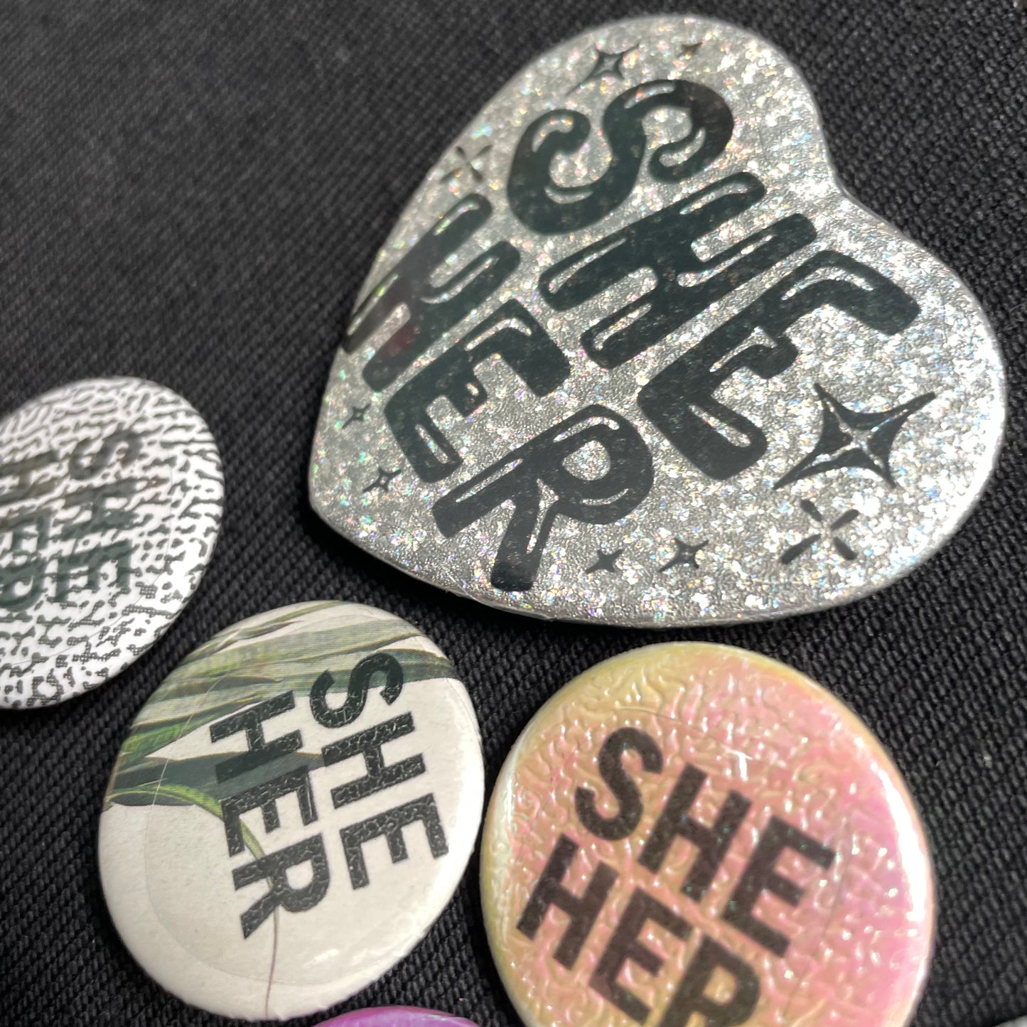 she/her pronoun pin pack