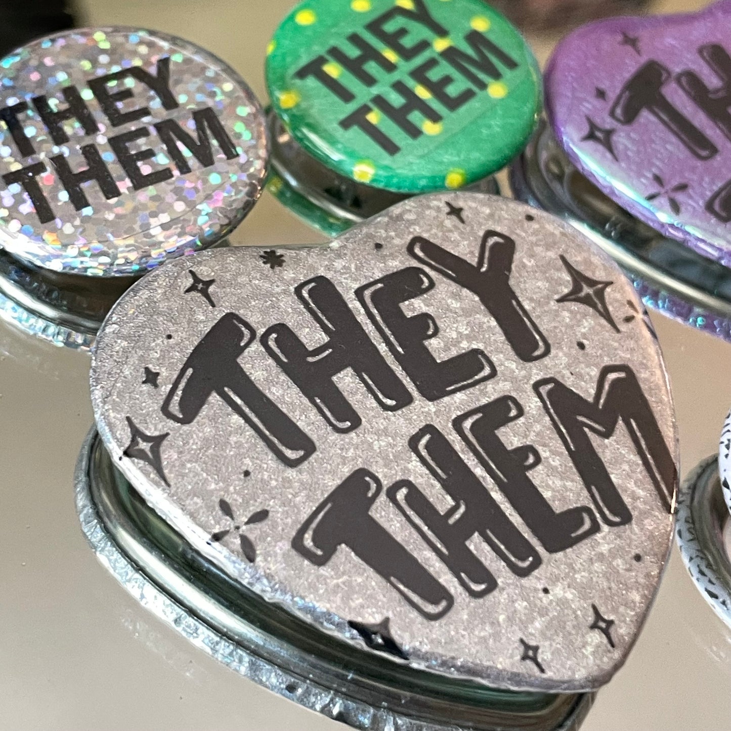 they/them pronoun pin pack