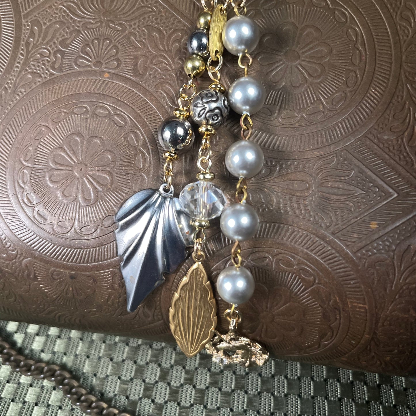 Last unicorn mixed metal bag charm