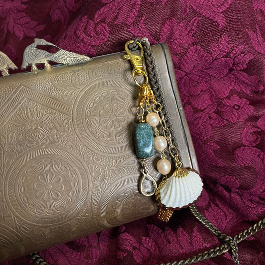 Seaside bag charm