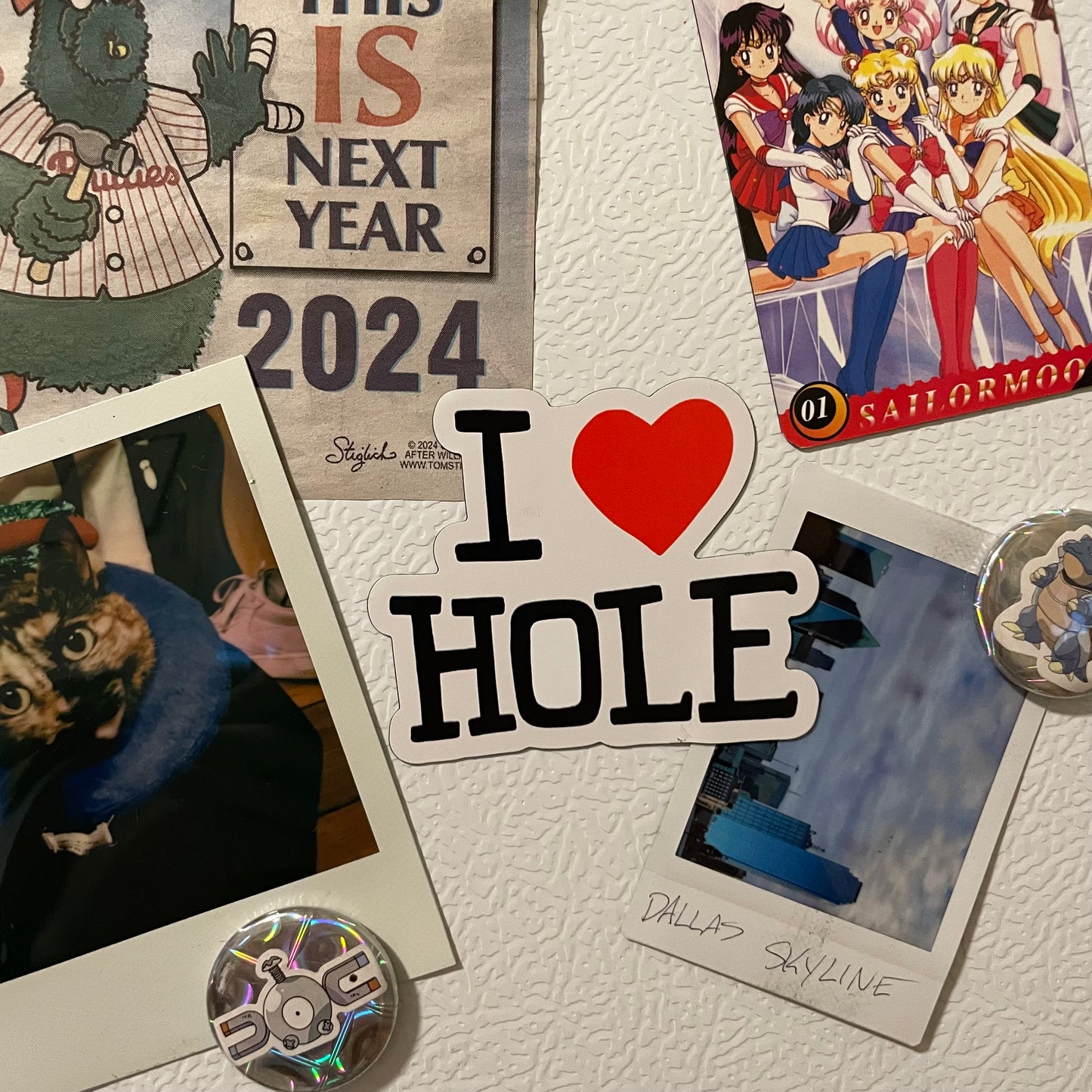 I <3 HOLE Dorohedoro magnet