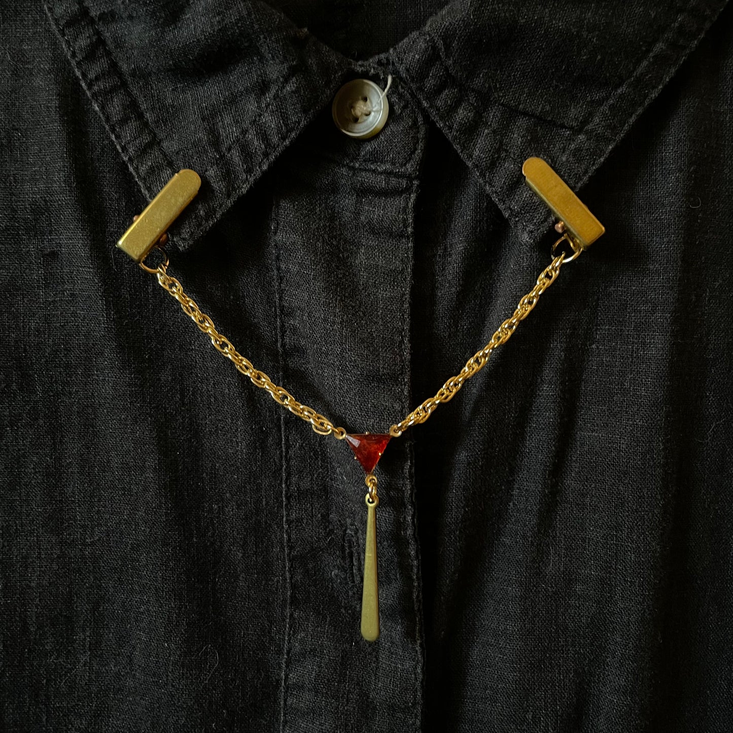 Red drop clip chain