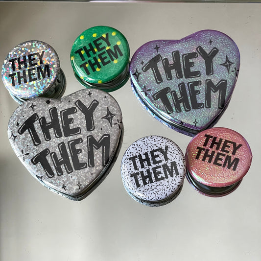 they/them pronoun pin pack