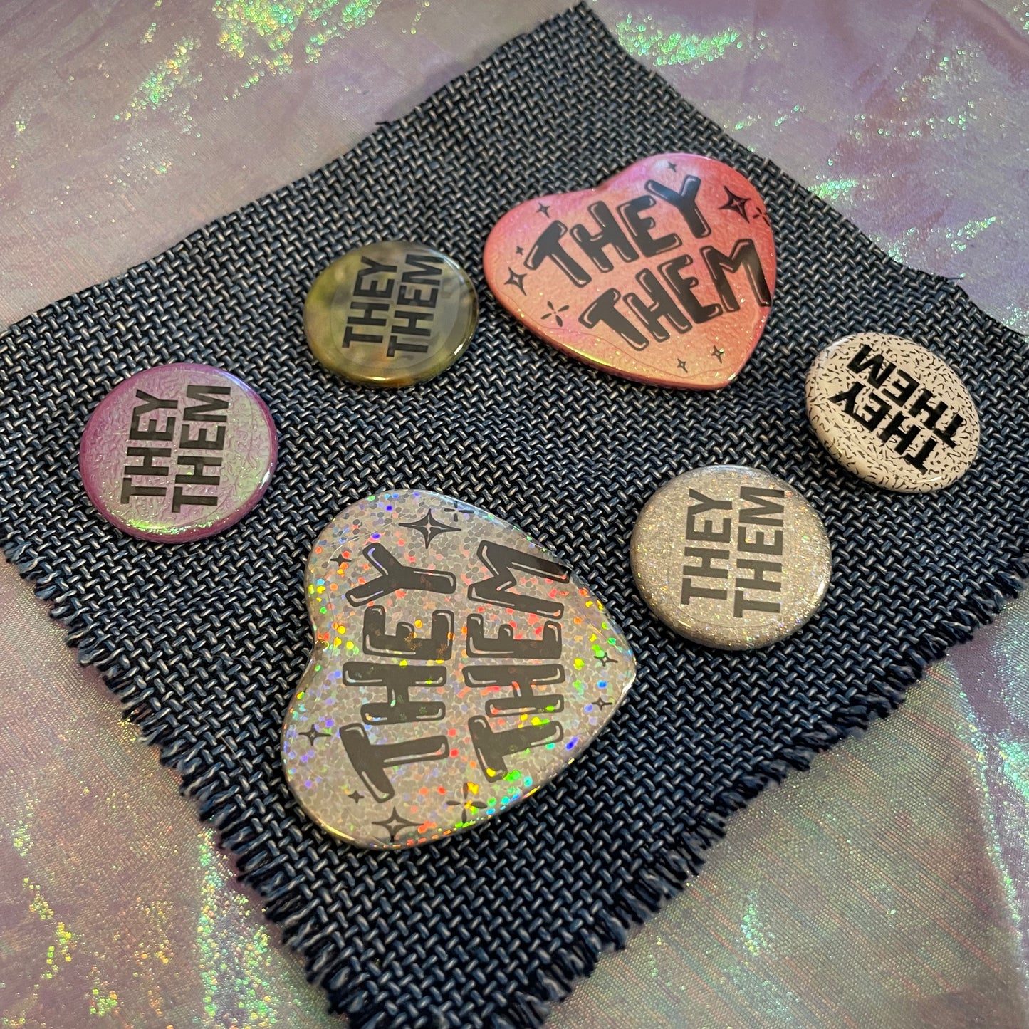 they/them pronoun pin pack