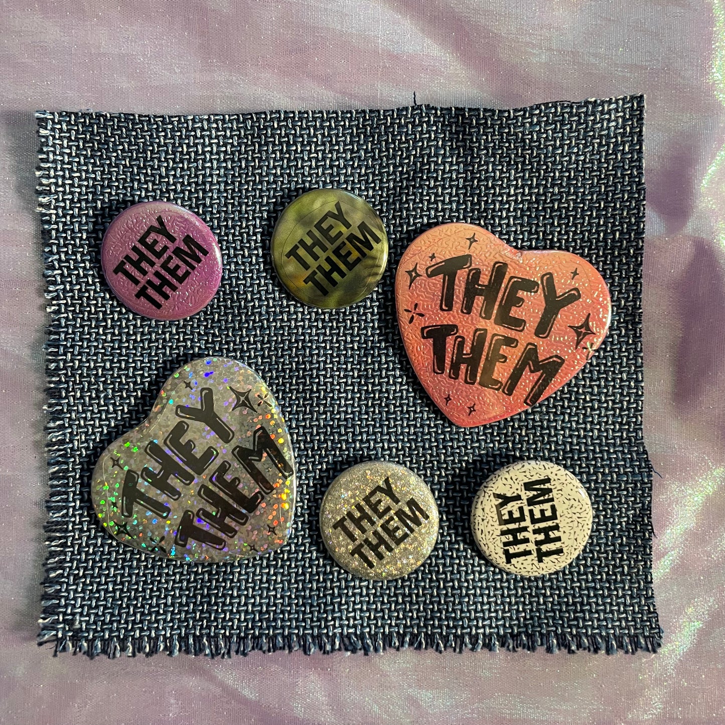they/them pronoun pin pack