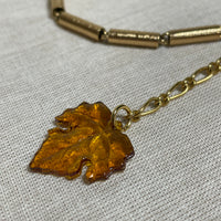 Fallen leaves necklace
