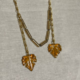 Fallen leaves necklace