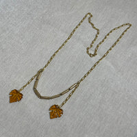 Fallen leaves necklace